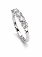 Anello Donna in Oro bianco Zircone Vidali Gioielli ANOR-79-34